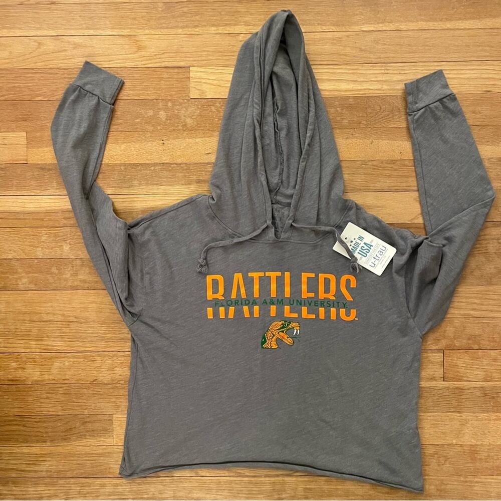 NWT U-Trau Florida Rattlers Hoodie Sweatshirt Shirt Top Size M  b7